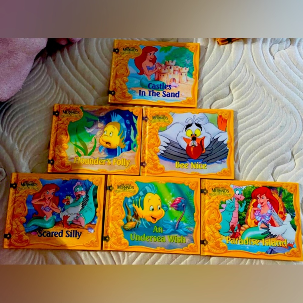 Little Mermaid Treasure Chest Books